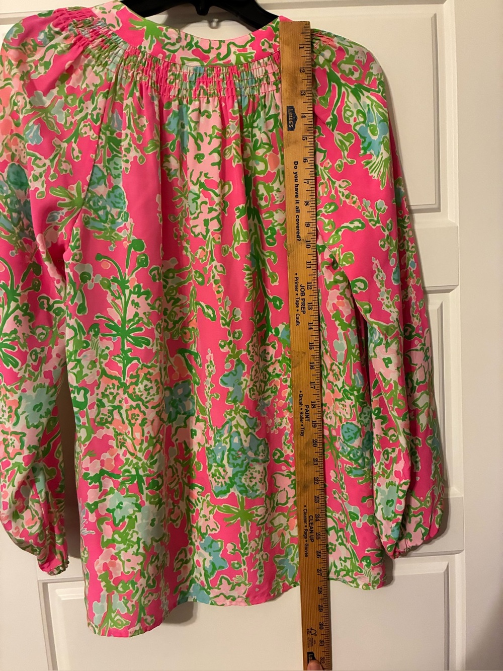 Lilly Pulitzer Pink, Coral, Mint & Aqua Floral Top Size M - Picture 6 of 7